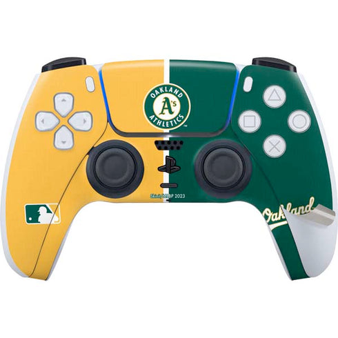 MLB Oakland Athletics Split PS5 Pro Disk Bundle  Skin